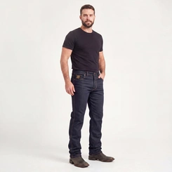 Calça Jeans Masculina Kaeru Elastano Tradicional Reta