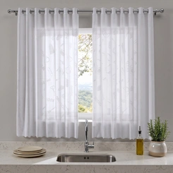 Cortina Para Cozinha Rubi 2,20m x 1,20m Estampa Bella Janela