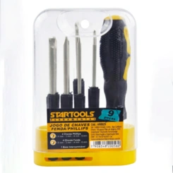 Kit Startools Chave Philips Fenda 9 Peças