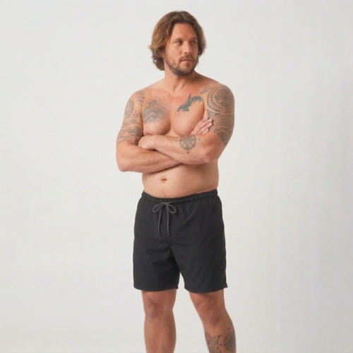 Shorts Masculino Summer Caribe Liso Plus Size