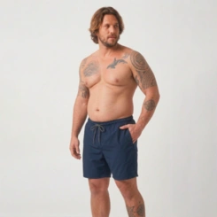 Shorts Masculino Summer Caribe Liso Plus Size