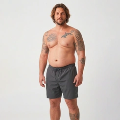 Shorts Masculino Summer Caribe Liso Plus Size