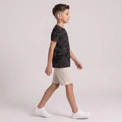 Conjunto Juvenil Masculino Camiseta E Bermuda Street Rovitex