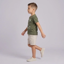 Conjunto Infantil Menino Camiseta E Bermuda Dino Rovi Kids