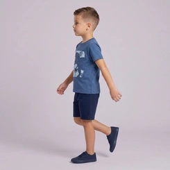 Conjunto Infantil Menino Camiseta E Bermuda Dino Rovi Kids