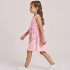 Vestido Infantil Menina Estampado Flores Rovi Kids