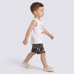 Conjunto Infantil Menino Regata E Bermuda Surf Rovi Kids