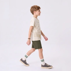 Conjunto Infantil Menino Camiseta E Bermuda Jipe Rovi Kids