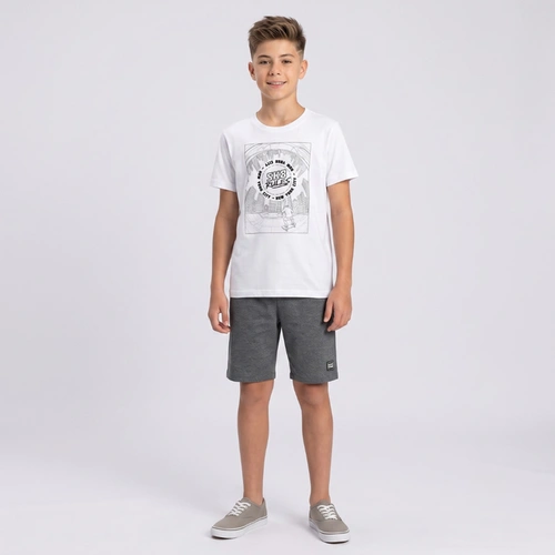Conjunto Juvenil Masculino Camiseta E Bermuda SK8 Rovitex