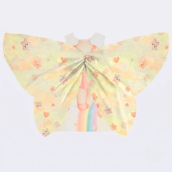Vestido Infantil Menina Estampado Com Asas Interativas Rovi Kids