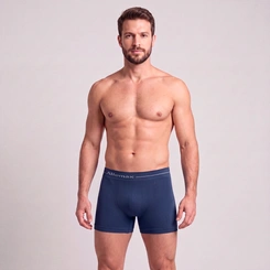 Cueca Boxer Masculina Em Microfibra Básica