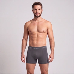 Cueca Boxer Masculina Em Microfibra Básica