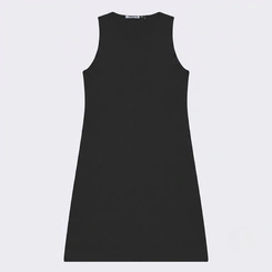 Vestido Juvenil Feminino Malha Canelada Ribana Minty