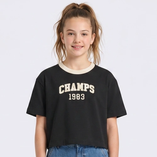Camiseta T-Shirt Juvenil Feminina Champs Minty