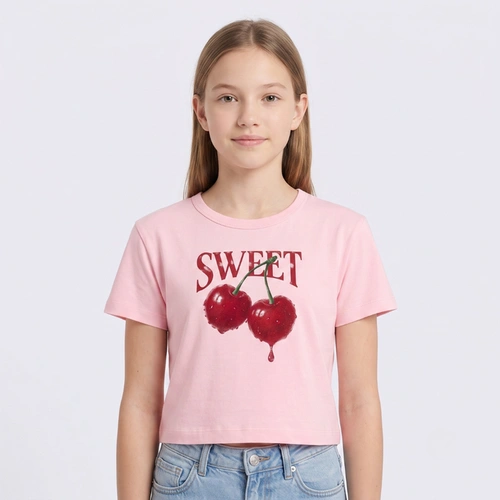 Camiseta T-Shirt Juvenil Feminina Estampada Sweet Minty