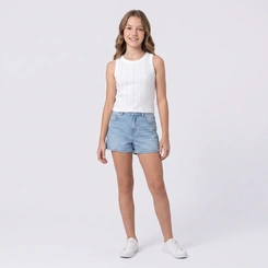 Regata Juvenil Feminina Ribana Com Strass Minty