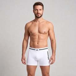 Cueca Boxer Masculina Em Microfibra Básica