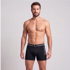 Cueca Boxer Masculina Em Microfibra Básica
