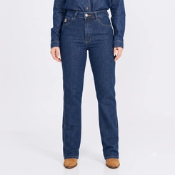 Calça Jeans Feminina Reta Country Max Denim