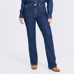 Calça Jeans Feminina Reta Country Max Denim