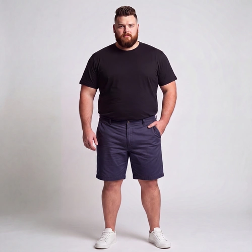 Bermuda Masculina Social Sarja Plus Size Via Lance