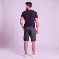 Bermuda Masculina Casual Cargo Sarja Via Lance