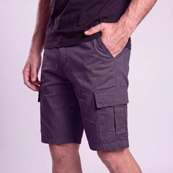 Bermuda Masculina Casual Cargo Sarja Via Lance