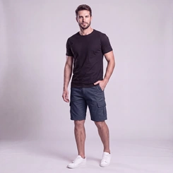 Bermuda Masculina Casual Cargo Sarja Via Lance