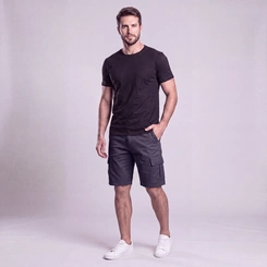 Bermuda Masculina Casual Cargo Sarja Via Lance