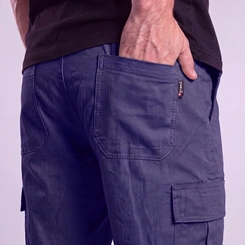 Bermuda Masculina Casual Cargo Sarja Plus Size Via Lance