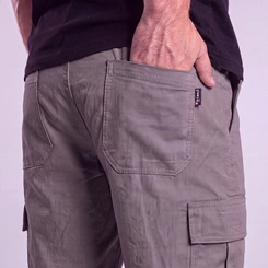 Bermuda Masculina Casual Cargo Sarja Plus Size Via Lance