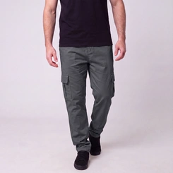 Calça Masculina Cargo Em Sarja Via Lance