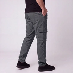 Calça Masculina Cargo Em Sarja Via Lance