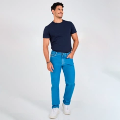 Calça Jeans Masculina Reta Tradicional Max Denim