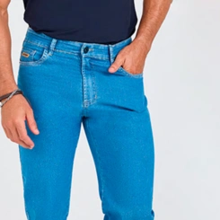 Calça Jeans Masculina Reta Tradicional Max Denim