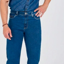 Calça Jeans Masculina Reta Stone Tradicional Max Denim