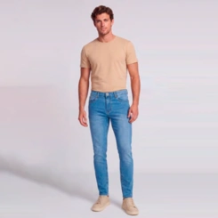 Calça Jeans Masculina Slim Tradicional Clara Max Denim