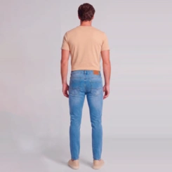 Calça Jeans Masculina Slim Tradicional Clara Max Denim
