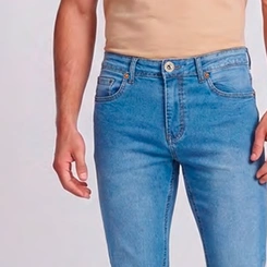 Calça Jeans Masculina Slim Tradicional Clara Max Denim