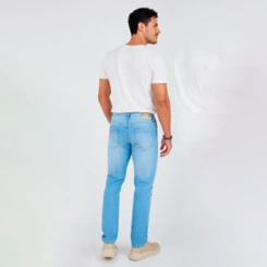 Calça Jeans Masculina Slim Delavê Max Denim