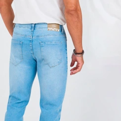 Calça Jeans Masculina Slim Delavê Max Denim