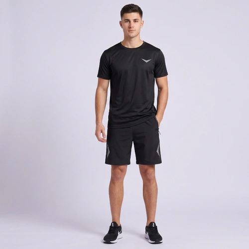 Bermuda Masculina Esportiva Dry Fit Com Bolsos Zíper
