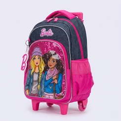 Mochila Infantil De Rodinhas Barbie Com Led Xeryus