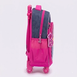 Mochila Infantil De Rodinhas Barbie Com Led Xeryus