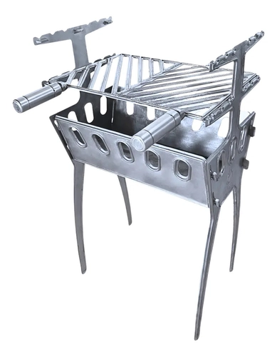 Churrasqueira de Aluminio Portátil A Carvão Móvel Desmontável
