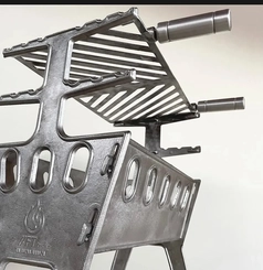 Churrasqueira de Aluminio Portátil A Carvão Móvel Desmontável