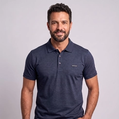 Camisa Polo Masculina Mescla Tradicional Gangster