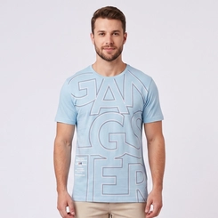Camiseta Masculina Estampada Frontal Gangster
