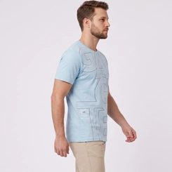 Camiseta Masculina Estampada Frontal Gangster
