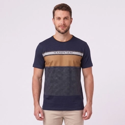 Camiseta Masculina Com Estampa Frontal Gangster